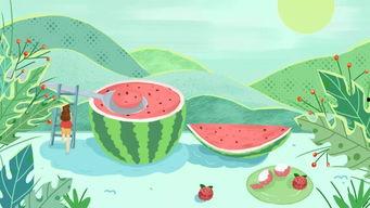 青蛙小姐姐吃瓜,青蛙小姐姐的瓜田奇遇记